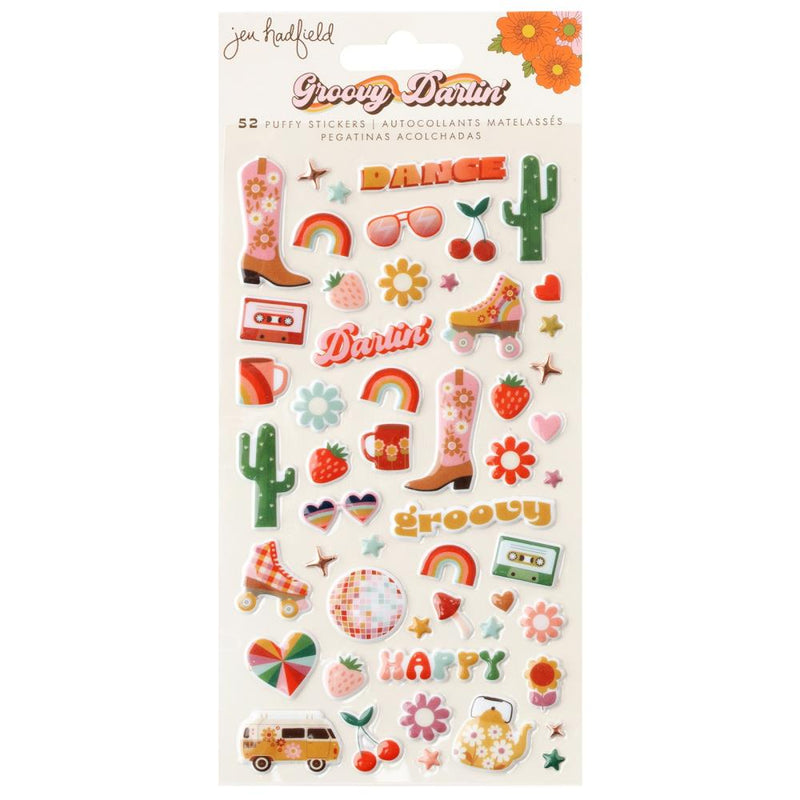 Jen Hadfield Groovy Darlin' Puffy Stickers
