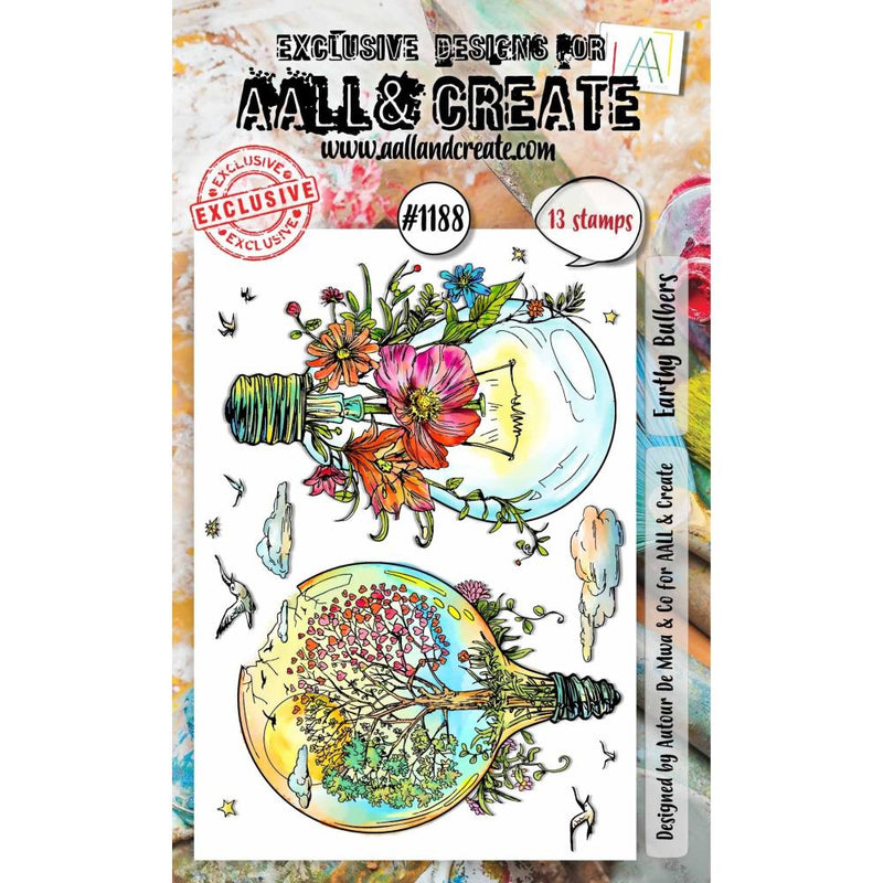 Earthy Bulbers | AALL And Create A6 Photopolymer Clear Stamp Set