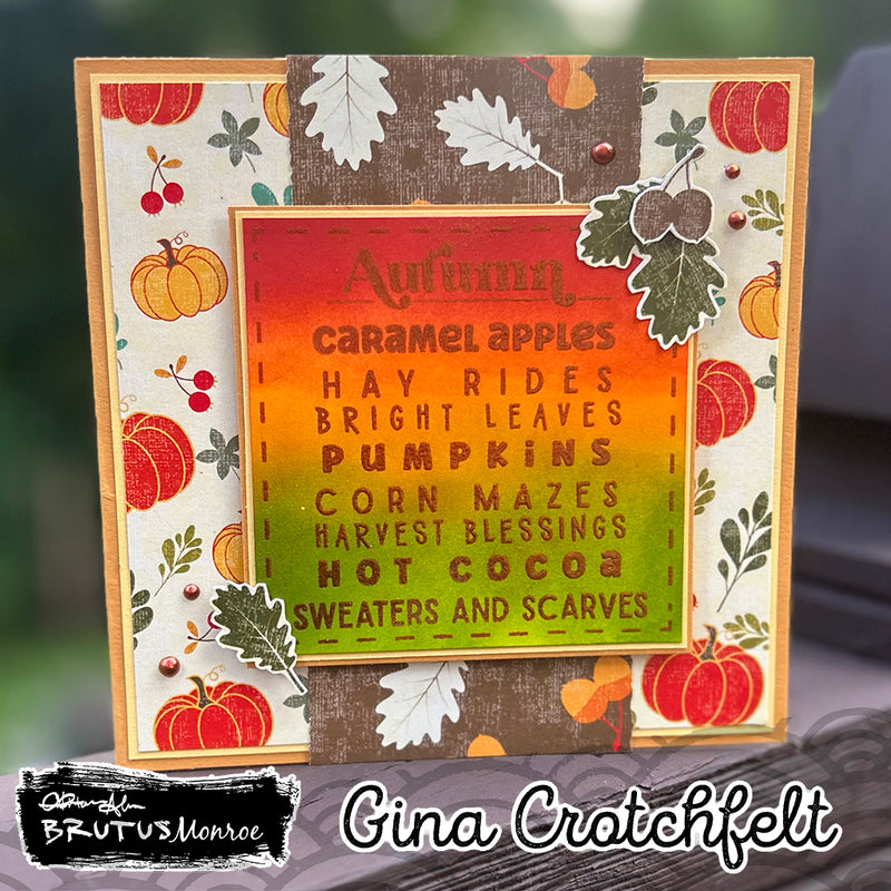 Autumn Bucket List | 4x4 stamp set
