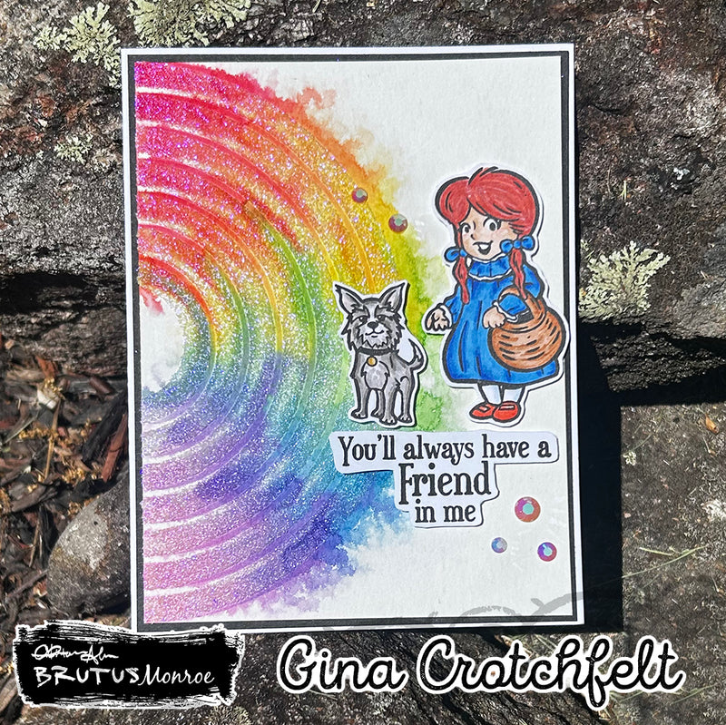 Chasing Rainbows | Mixed Media Stencil