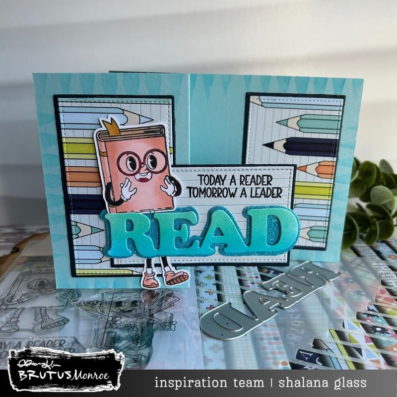 Book Dance | 4x4 Stamp Set