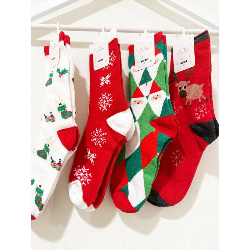 Cozy Christmas Theme Socks