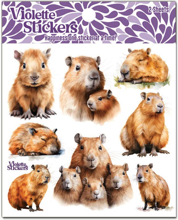 Capybara | Stickers K326 | Violette Stickers
