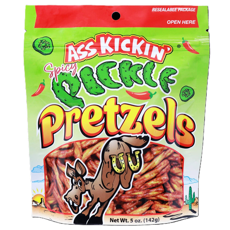 Ass Kickin' Pretzels - Spicy Pickle, 5oz