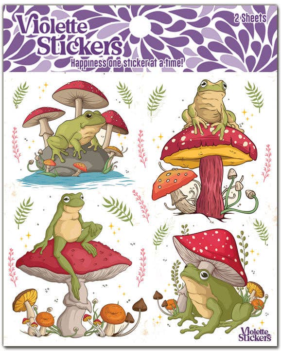 King Frog | Stickers K371 | Violette Stickers