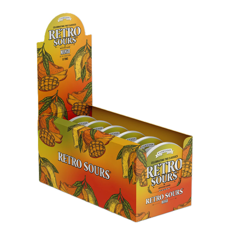 Retro Sours Mango, 16.9oz Tin