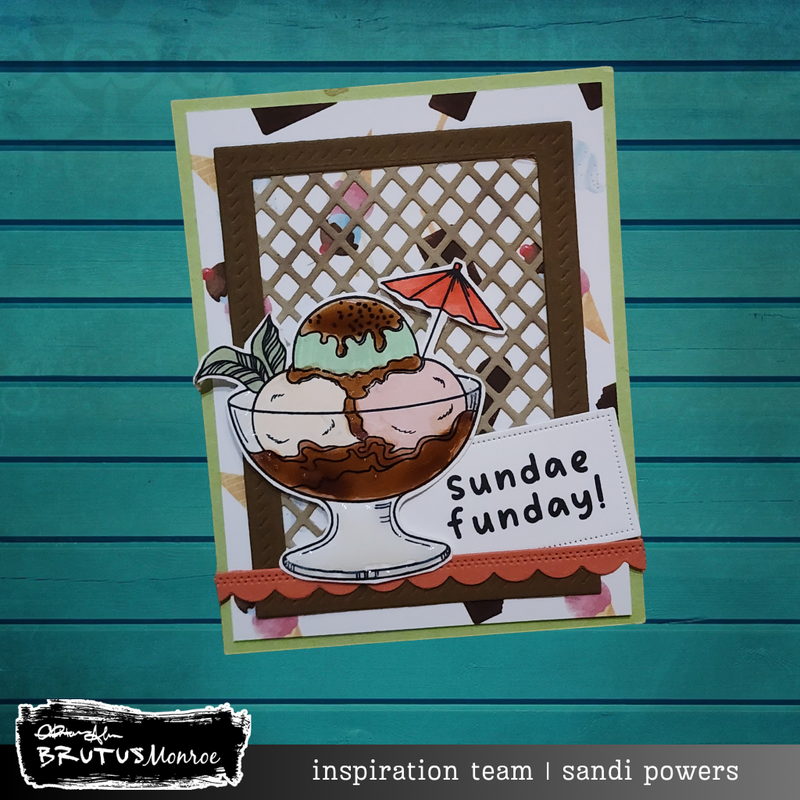 Better with Ice Cream | 6x8 Stamp Set