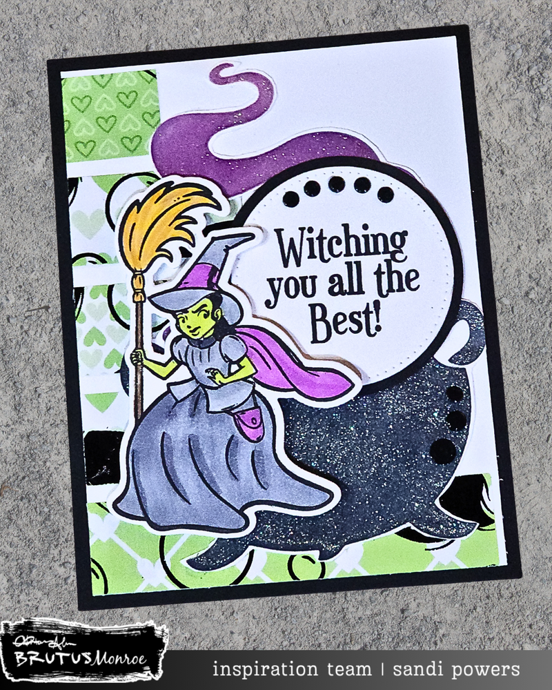 Bubbles & Broomsticks | DuoFoil Washi Sheet