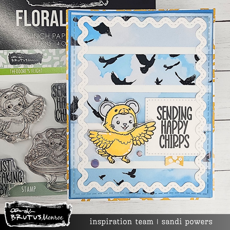 Theodore's Flight | 4x4 Stamp Set