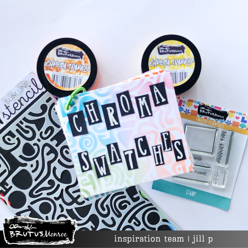 Bold Doodles | Slimline Stencil
