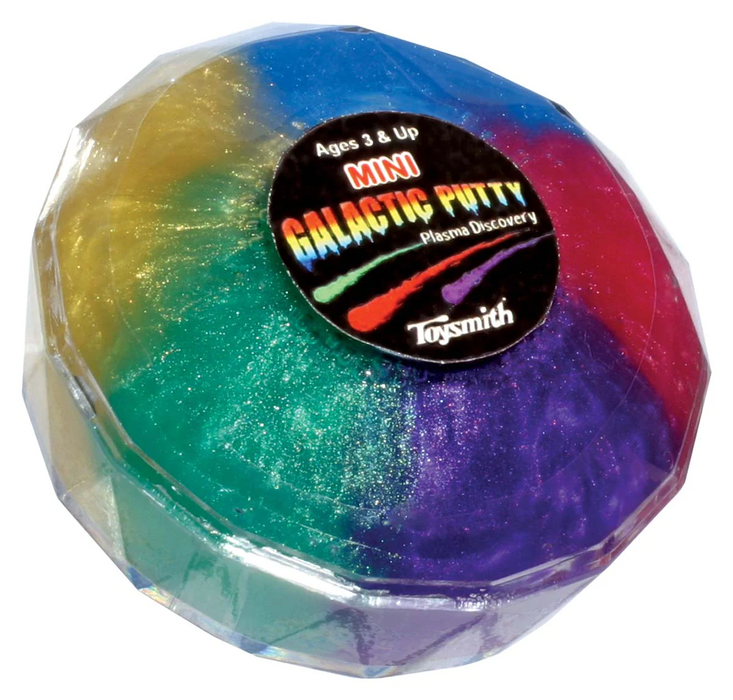 Mini Galactic Putty. Reusable, Shimmering Slime