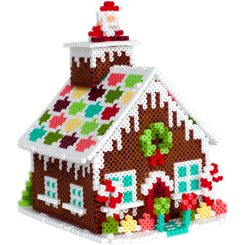 Perler Beads Christmas Gingerbread House