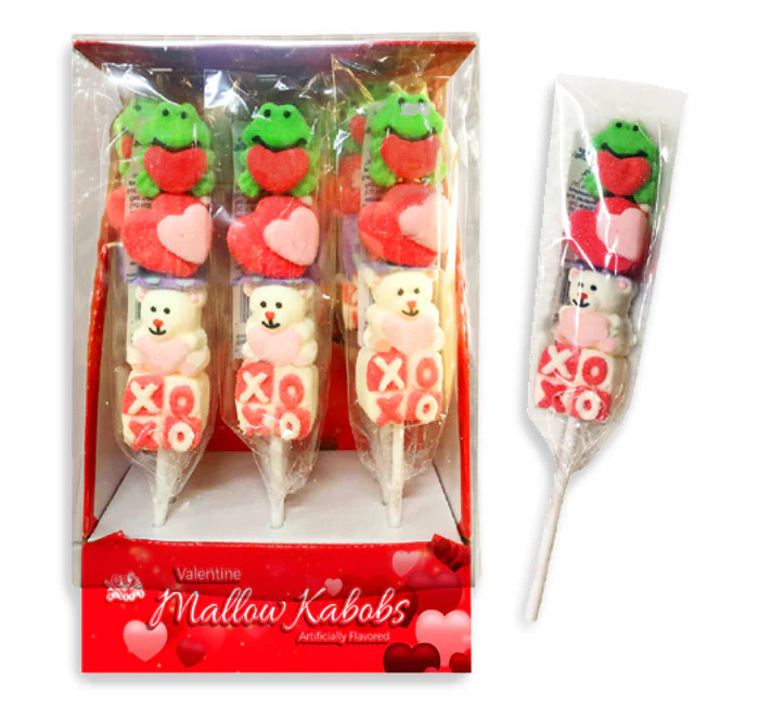 Mallow Kabobs for Valentines Day