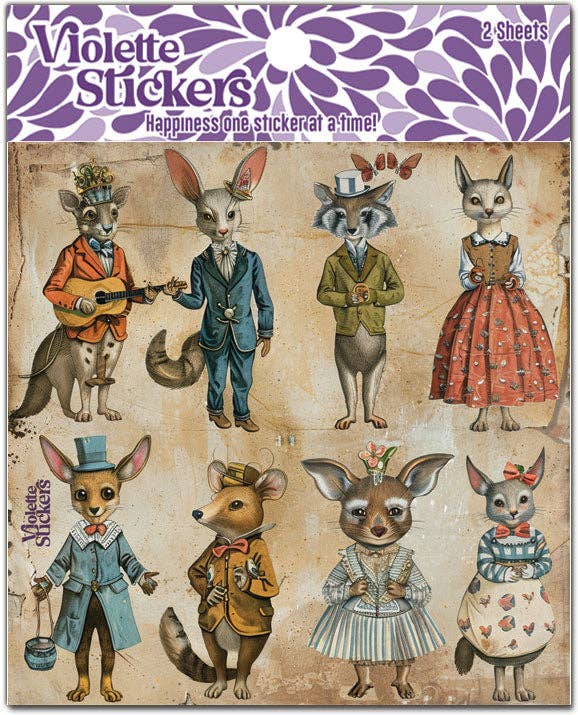 Quirky Animals | Stickers K341 | Violette Stickers