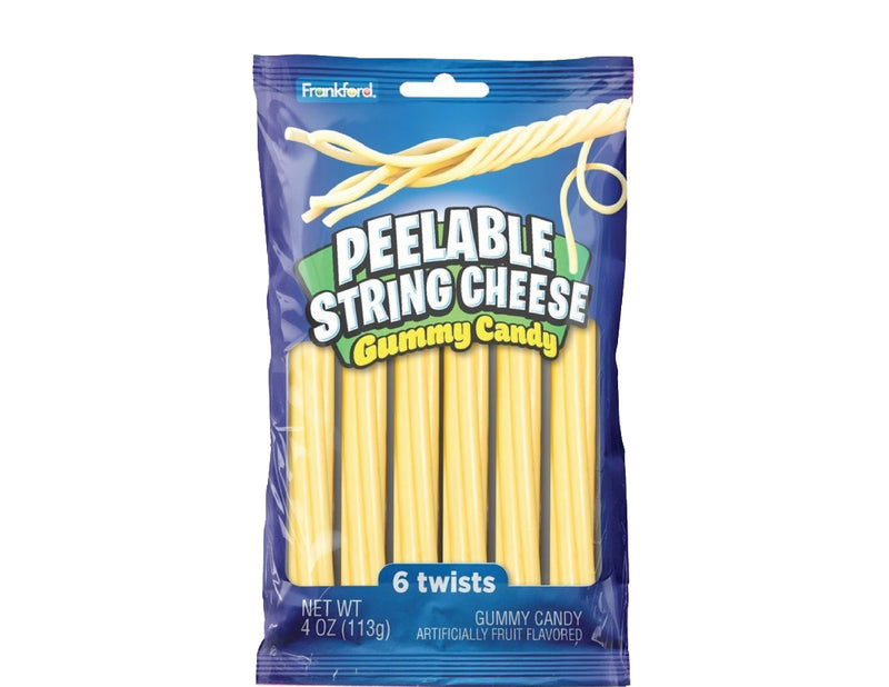 Peelable String Cheese Gummy Candy - 4oz