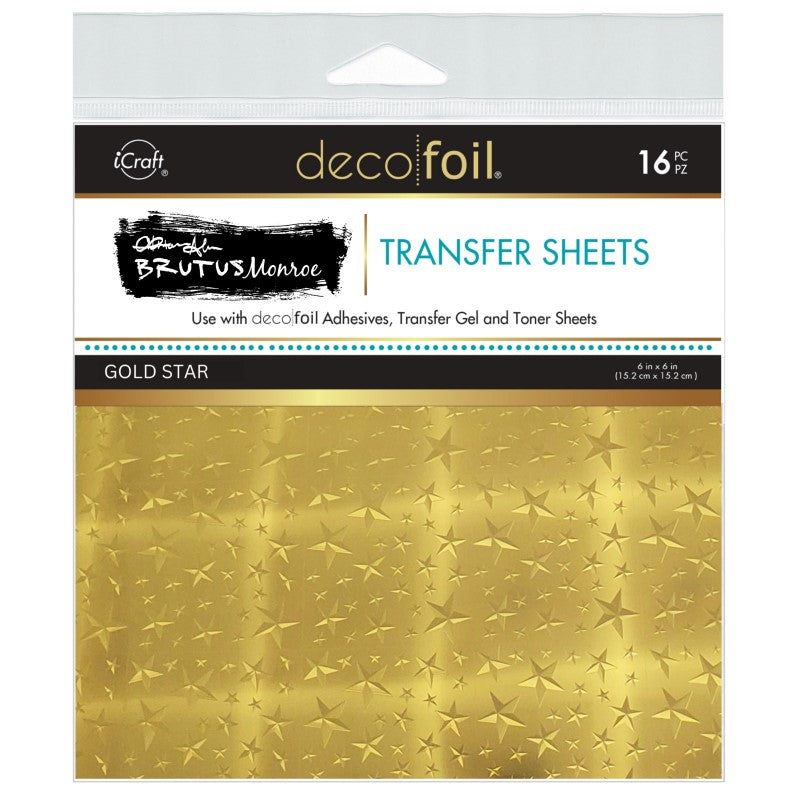 Gold Star | Foil Transfer Sheets | Brutus Monroe