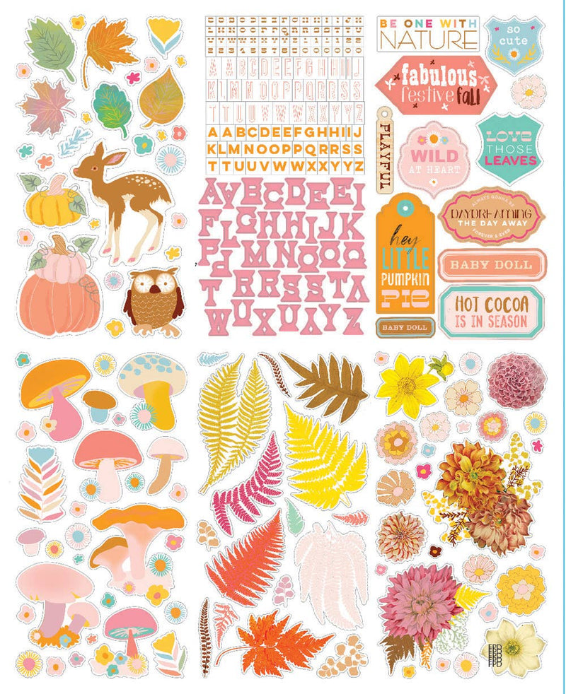 Amber Autumn | Sticker book