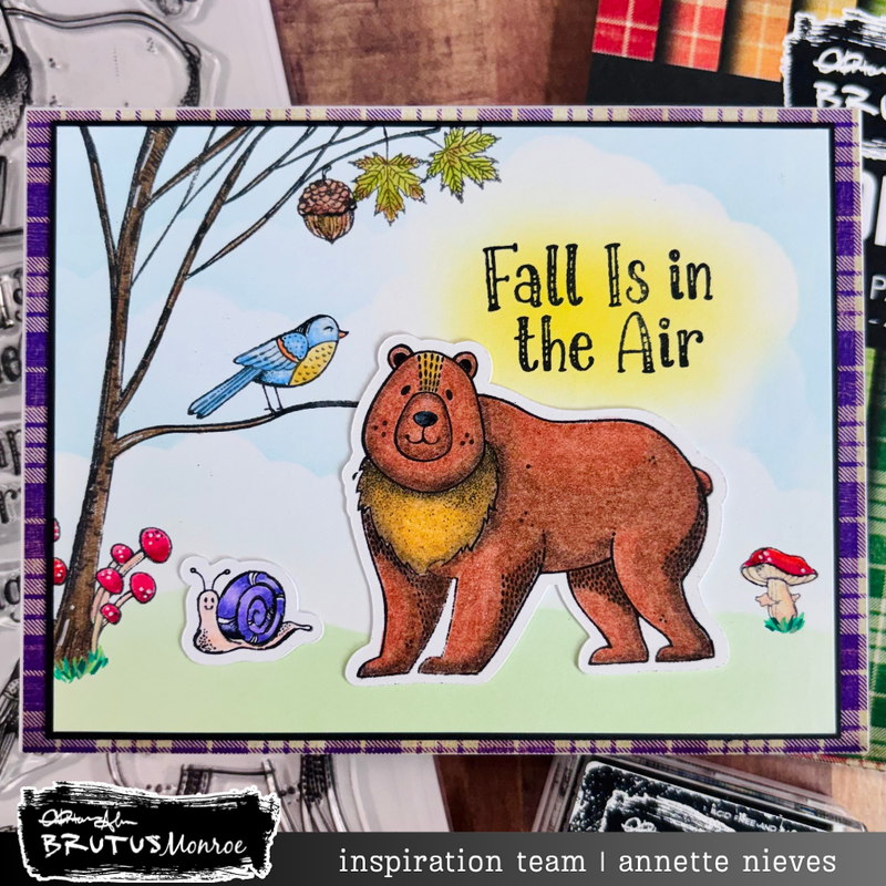 Autumn Animals | 6x8 Stamp Set