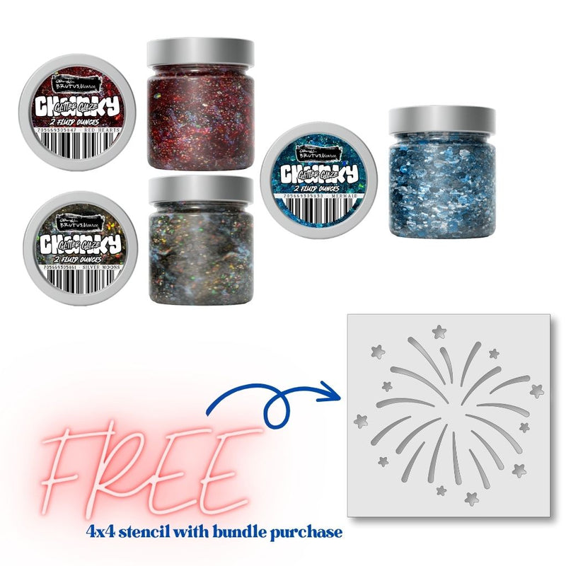 Patriotic | Chunky Glitter Glaze