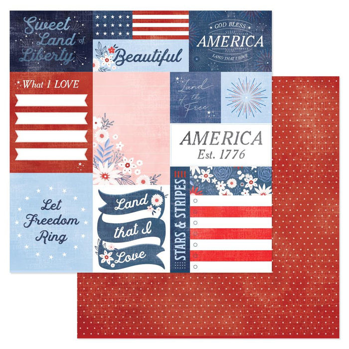 Flags And Frills Double-Sided Cardstock 12"X12"