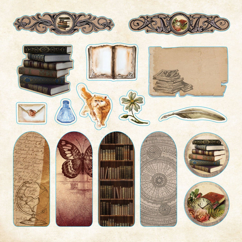 Bibliophilia Ephemera | Sticker Book  | Peter Pauper Press