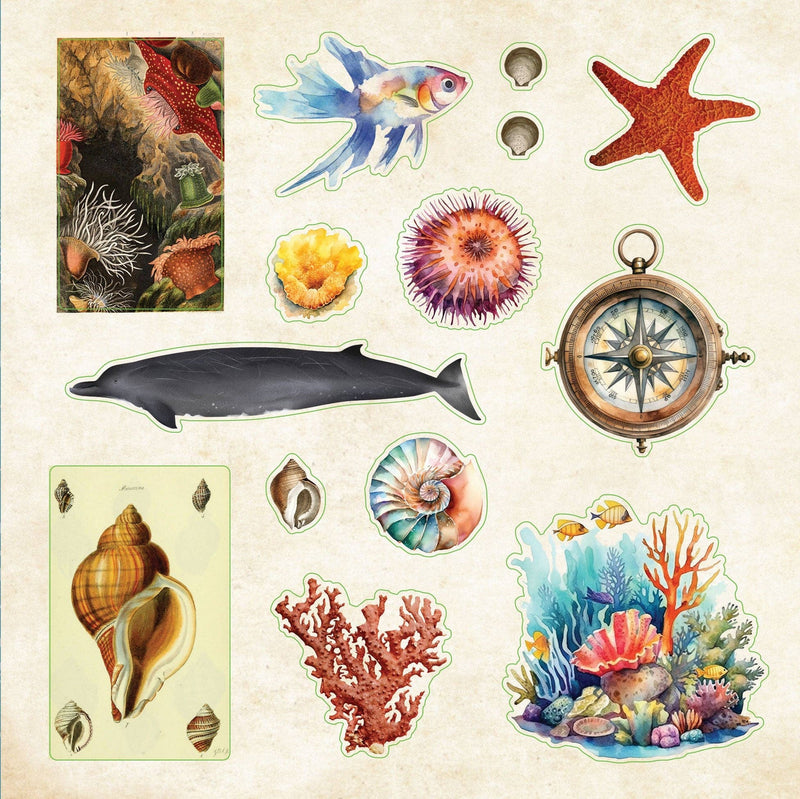 Poseidon's Kingdom | Sticker Book | Peter Pauper Press