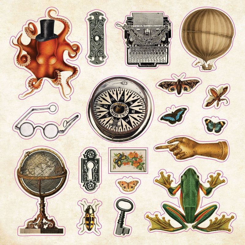 The Sticker Book of Curiosities  | Peter Pauper Press