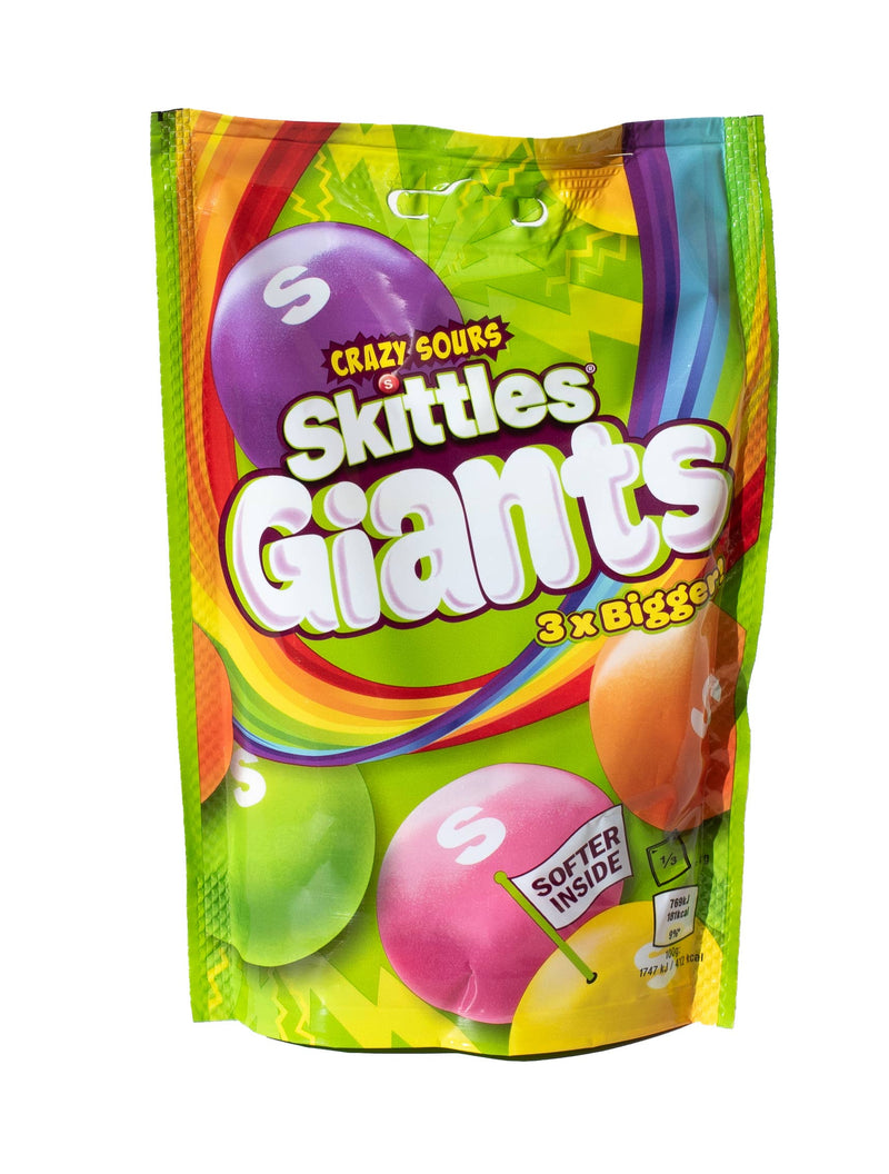 Limited Import - Skittles Giants Crazy Sour 132g