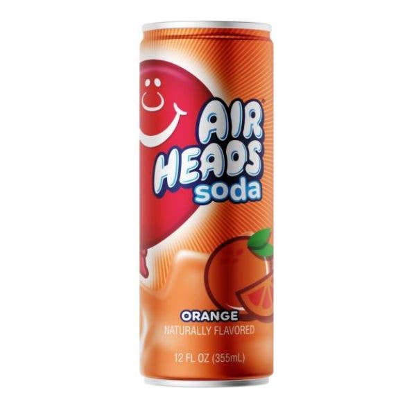 Airheads Soda - Orange, 12oz can
