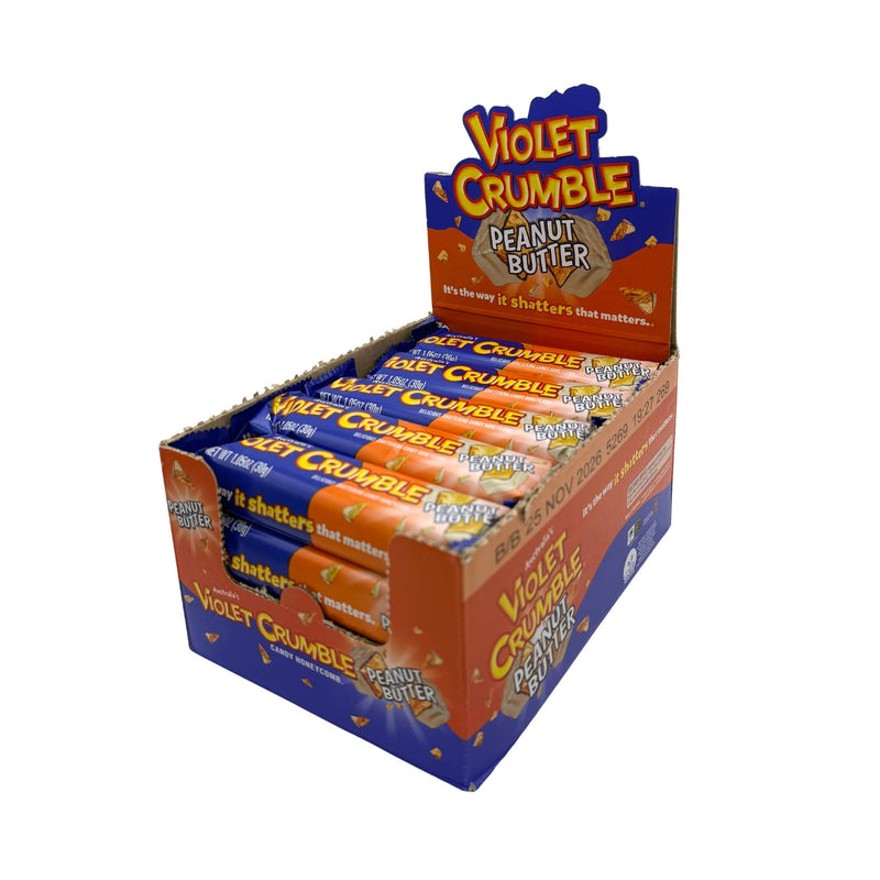Violet Crumble Peanut Butter Bar
