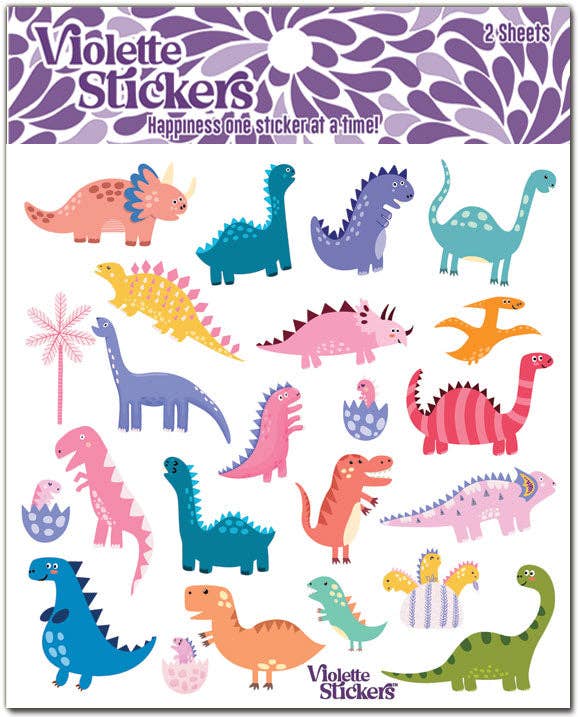 Happy Little Dinos | Stickers K211 | Violette Stickers
