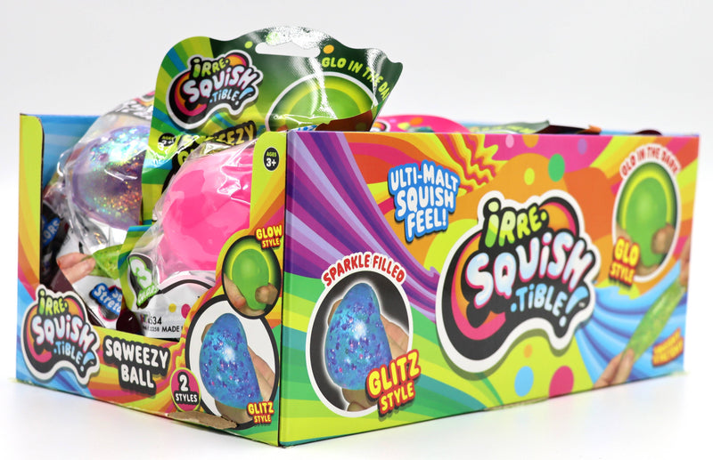 Irre-SQUISH-tible Sqweezy Glitz Ball