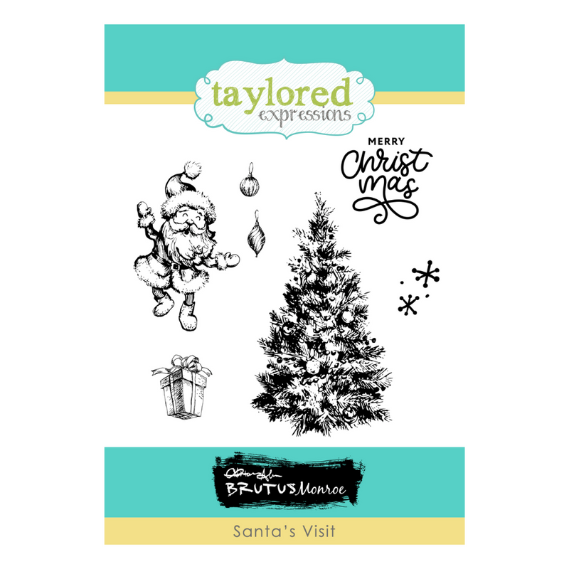 ‍Brutus Monroe x Taylored Expressions | Santa's Visit Rubber Stamp (100% off)