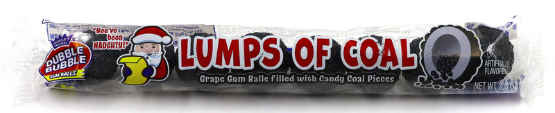 Double Bubble Lumps of Coal 8-Ball Tube