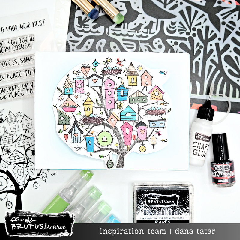 Home Tweet Home | 6x8 Stamp Set