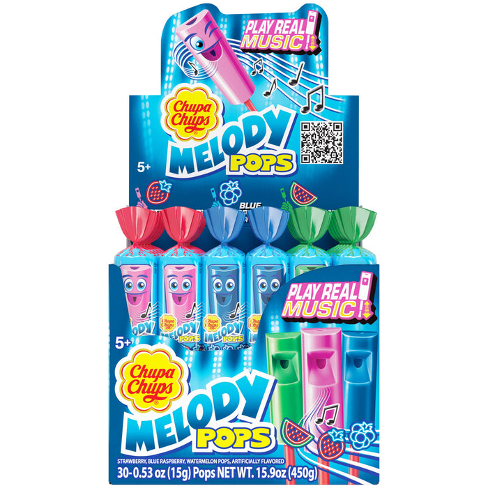 Chupa Chups Melody Pops, 3 Flavor Mix,