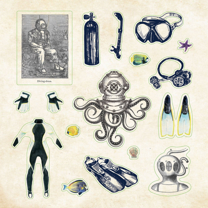 Poseidon's Kingdom | Sticker Book | Peter Pauper Press