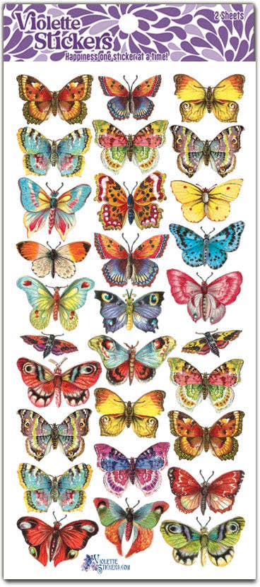 Tropical Mini Butterfly | Stickers C14 | Violette Stickers