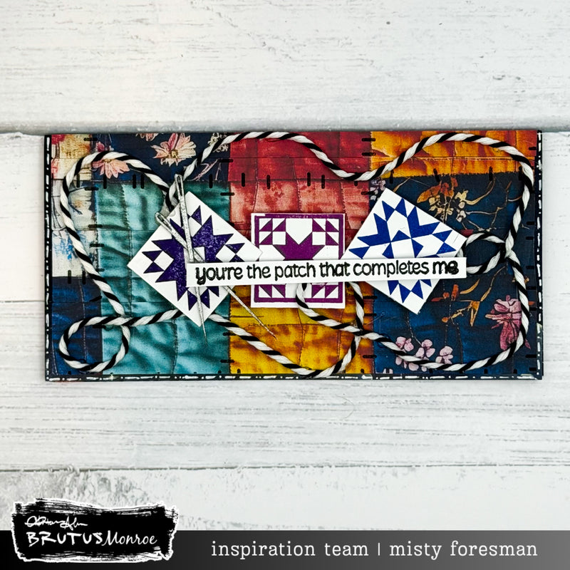 Patchwork Pieces | 3x4 Stamp Set