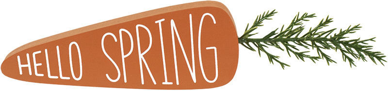 Chunky Carrot Sitter - Decor