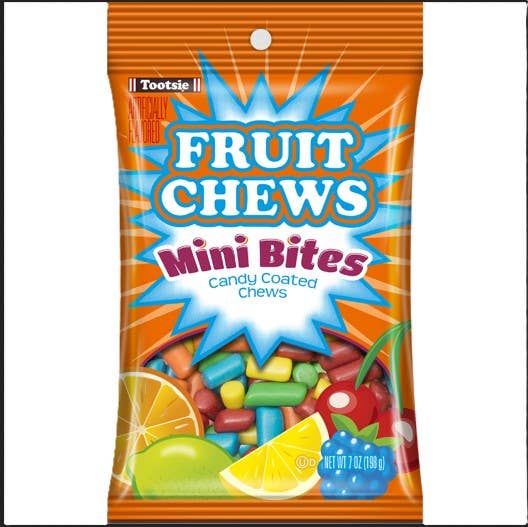 Tootsie Fruit Chews Mini Bites 7oz