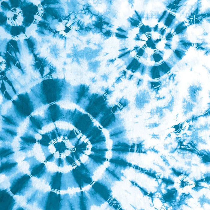 Paper House Productions - Blue Watercolor Tie-Dye Double Sided 12"x12" Scrapbook Paper