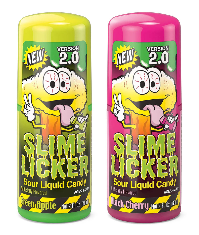 Slime Licker 2.0, Green Apple/Black Cherry 2oz