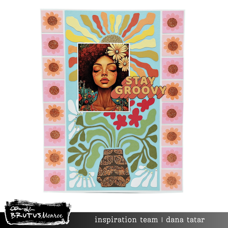 Daisy Chain | Mixed Media Layering Stencil