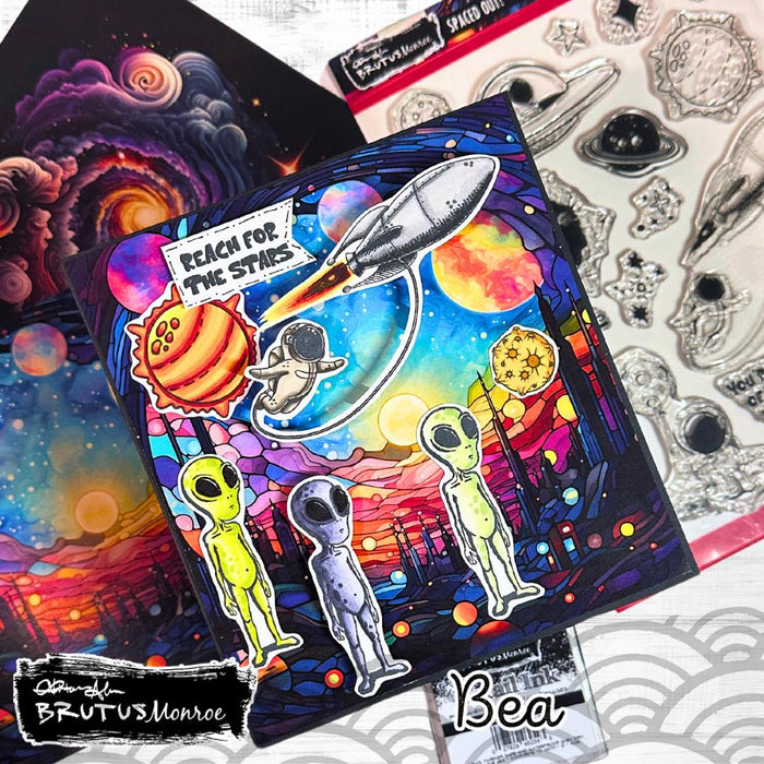 Spaced Out! 6x8 Stamp Set