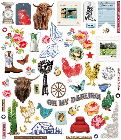 Prairie Rose  | Ephemera | Fancy Pants Designs