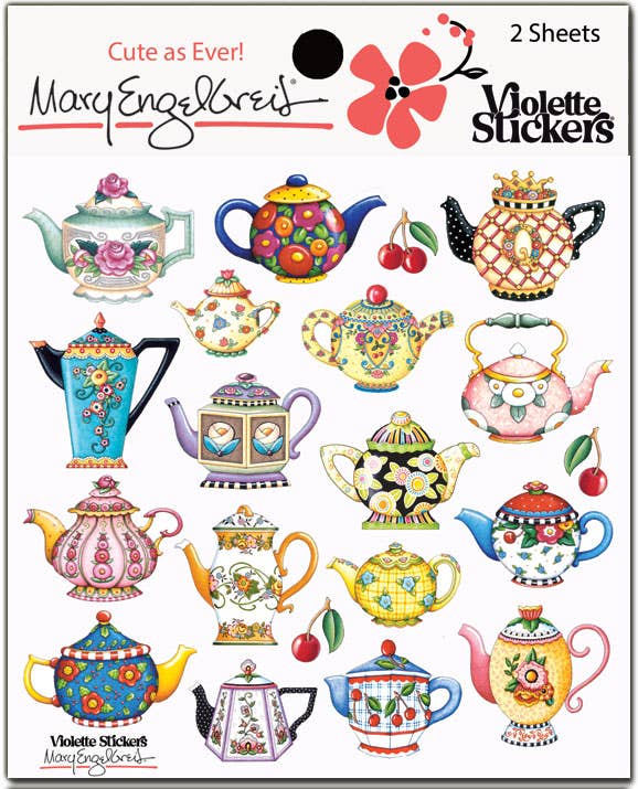 Mary's Teapots | Stickers ME116 | Violette Stickers