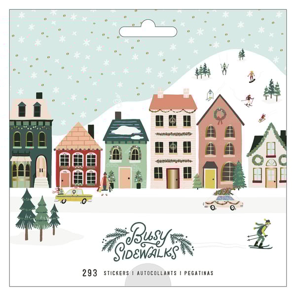 Busy Sidewalks Sticker Book