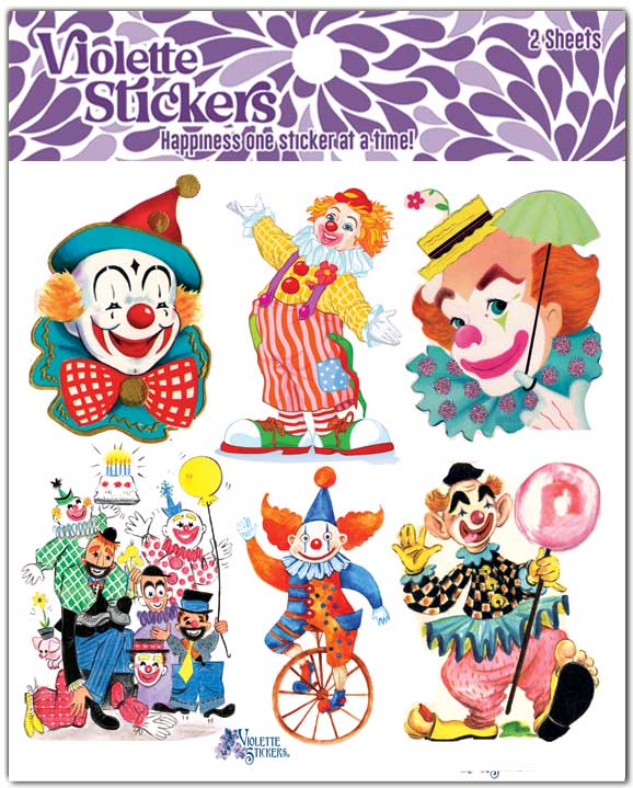 Bright Clown | Stickers K118 | Violette Stickers