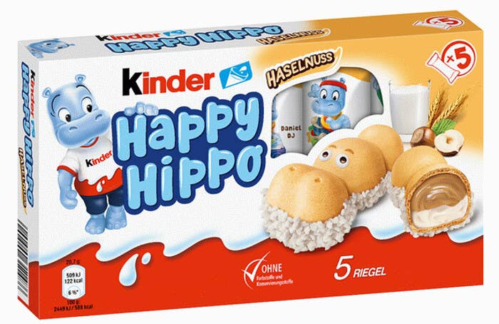 Kinder Happy Hippo, Hazelnut Biscuit, 3.6oz